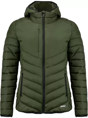 Dámská prošívaná bunda CUTTER & BUCK | MOUNT ADAMS JACKET WOMEN IVY GREEN