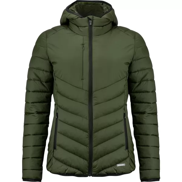  Dámská prošívaná bunda CUTTER & BUCK | MOUNT ADAMS JACKET WOMEN IVY GREEN 
