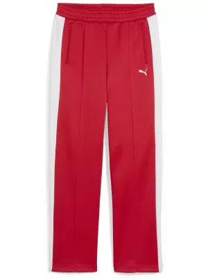 Dámské tepláky PUMA T7 ALWAYS ON STRAIGHT TRACK PANTS OP 62979711 FOR ALL TIME RED