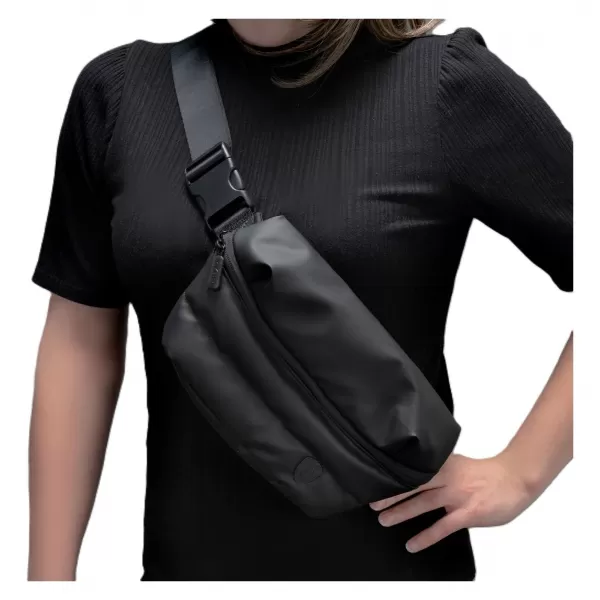  Ledvinka HEYS PUFFER MINI WAIST BAG BLACK 