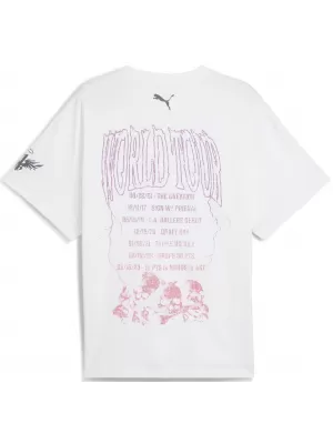 Pánské triko PUMA MELO WORLD TOUR-NAMENT TEE I 63237201 PUMA WHITE