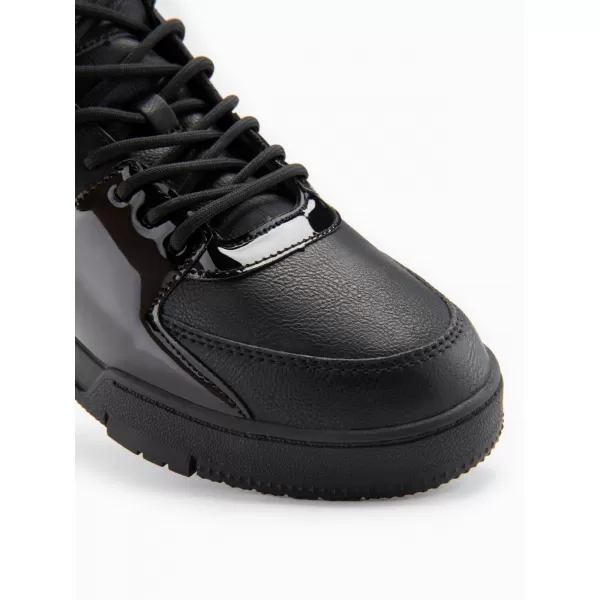  Pánské boty OMBRE OM-FOSH-0178 BLACK 
