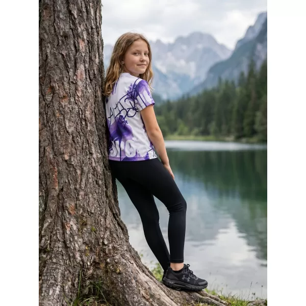  Dětské funkční triko premium ALTISPORT VOJ/ALK076TR01 VIOLET/WHITE 