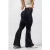 NEBBIA Tvarující bezešvé flared legíny FLOW SEAMLESS 498 BLACK