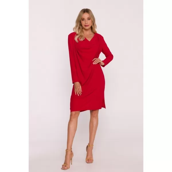  Dámské šaty STYLOVE S428 RED 