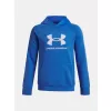 Chlapecká mikina UNDER ARMOUR UA RIVAL FLEECE BL HOODIE 1379791-402 MODRÁ