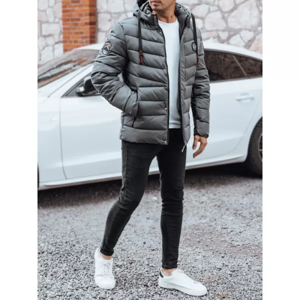  Pánská bunda DSTREET TMAVĚ ŠEDÁ 