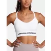 Dámská podprsenka UNDER ARMOUR VANISH SEAMLESS LOW BRA 1384417-100 BÍLÁ
