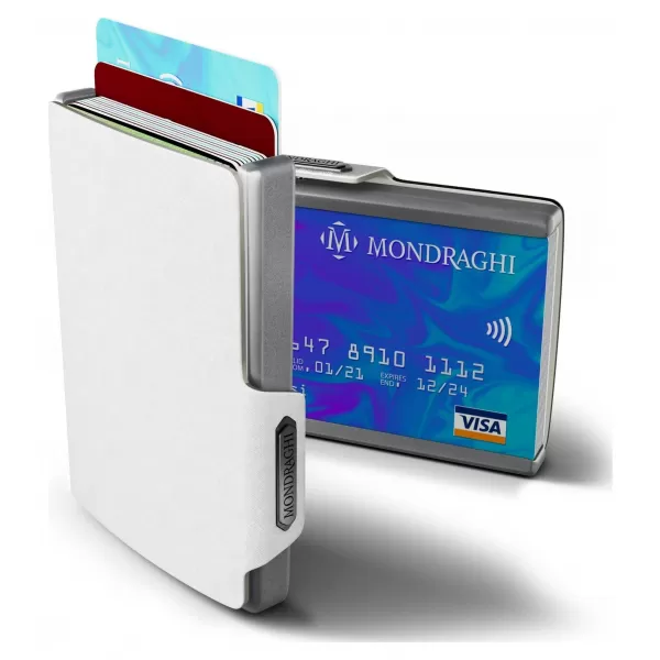  Peněženka MONDRAGHI SAFFIANO WHITE 