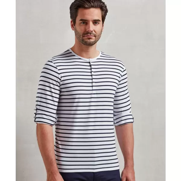  Pánská košile Premier | PR 218 WHITE/NAVY 