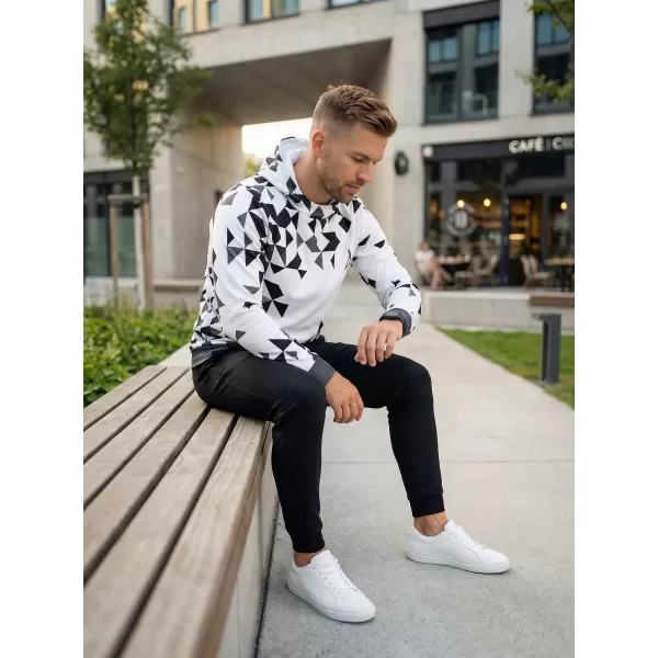  Pánská funkční mikina premium ALTISPORT VOJ/ALM108MI01 BÍLÁ 