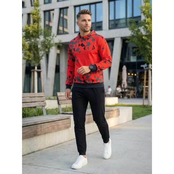  Pánská funkční mikina premium ALTISPORT VOJ/ALM108MI01 ČERVENÁ 