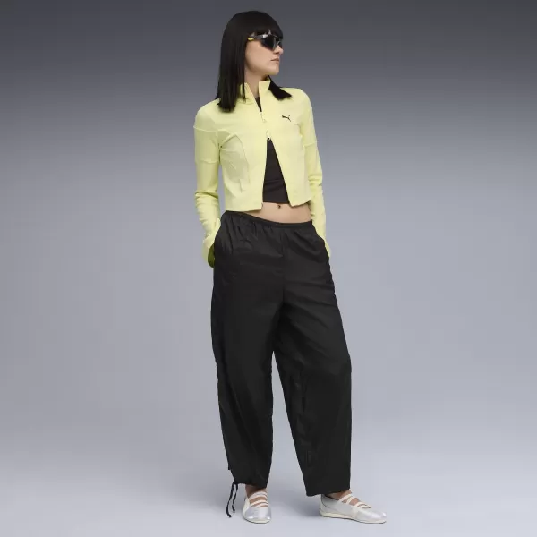  Dámské bunda PUMA DARE TO SLIM CROPPED TRACK JACKET 63214635 GOLD MOON 