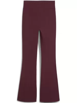Dámské legíny PUMA HER HIGH-WAIST FLARED LEGGINGS 68815696 RUBY SHIMMER
