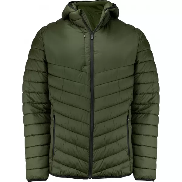  Pánská prošívaná bunda CUTTER & BUCK | MOUNT ADAMS JACKET MEN IVY GREEN 