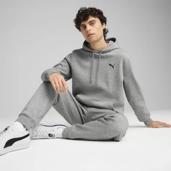  Pánská mikina PUMA ESS HOODIE FL 68257803 MEDIUM GRAY HEATHER 