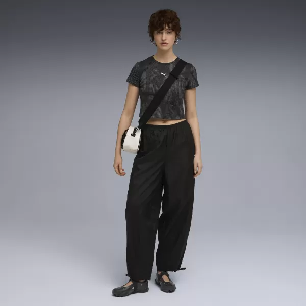  Dámské triko PUMA DARE TO AOP BABY TEE 63214501 PUMA BLACK 