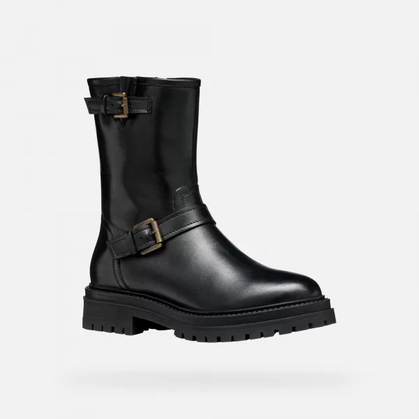  Dámské boty GEOX IRIDEA G009625 ČERNÁ 