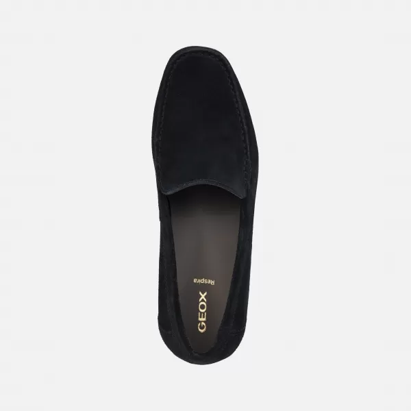  Pánské mokasíny GEOX ASCANIO G002709 TMAVĚ MODRÁ 