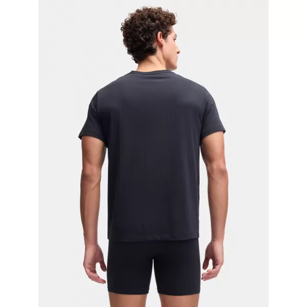  Pánské triko UNDER ARMOUR M UA PERF COTTON CREW NECK-2PK 6007621-001 ČERNÁ 