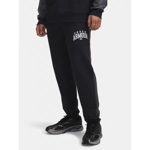 Pánské sportovní kalhoty UNDER ARMOUR UA RIVAL FLC CB PANTS 6003954-001 ČERNÁ 