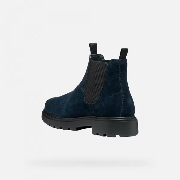  Pánské boty GEOX SPHERICA EC7 G011182 TMAVĚ MODRÁ 