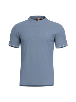 Pánské triko PENTAGON LEVANTES HENLEY T-SHIRT STRIPES K09025 DAWN BLUE