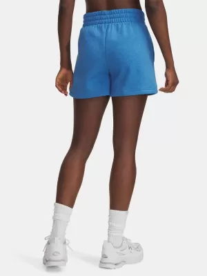 Dámské kraťasy UNDER ARMOUR RIVAL FLEECE SHORT 1382723-402 MODRÁ
