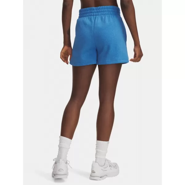  Dámské kraťasy UNDER ARMOUR RIVAL FLEECE SHORT 1382723-402 MODRÁ 