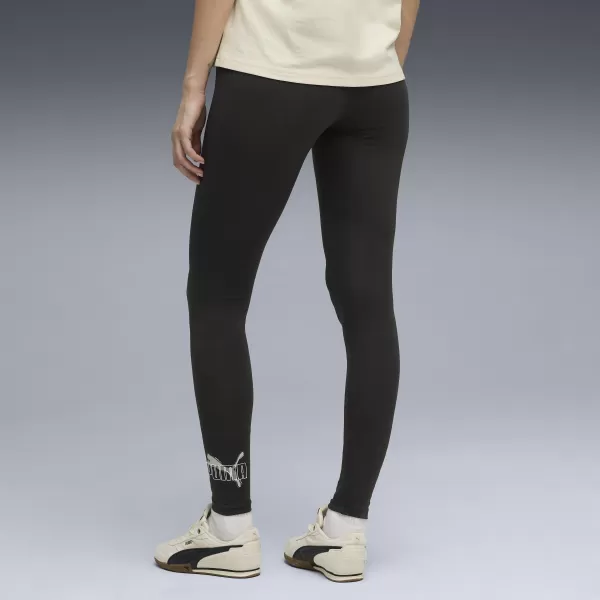  Dámské legíny PUMA ESS LOGO LAB LEGGINGS 68808901 PUMA BLACK 