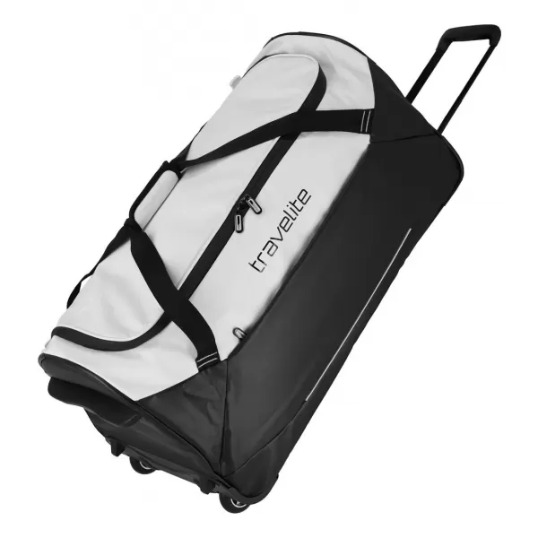  Taška TRAVELITE BASICS TROLLEY TRAVEL BAG BLACK/WHITE 