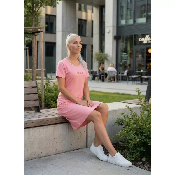 Dámské prodloužené triko/šaty premium ALTISPORT VOJ/ALW075SAT02 PEACH 