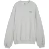 Dámská mikina PUMA X ROSÉ OVERSIZED CREW 63380310 FLAT LIGHT GRAY HEATHER