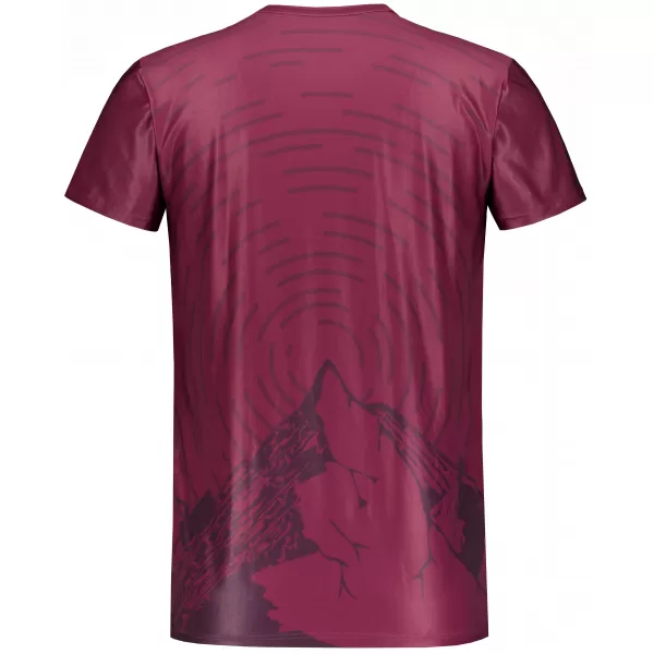 Pánské volnočasové triko premium ALTISPORT VOJ/ALM121TR06 WINE-RED 