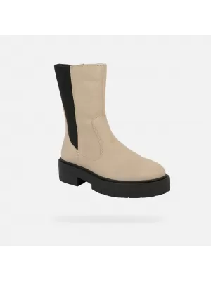 Dámské kotníkové boty GEOX SPHERICA EC7 G015004 BÉŽOVÁ