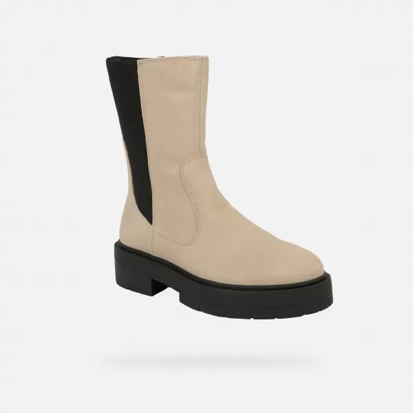  Dámské kotníkové boty GEOX SPHERICA EC7 G015004 BÉŽOVÁ 