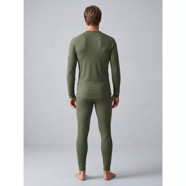  Pánský termo set  ALTISPORT GAIN KHAKI/ČERNÁ 