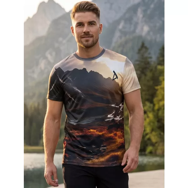  Pánské volnočasové triko premium ALTISPORT VOJ/ALM116TR06 SKÁLY 