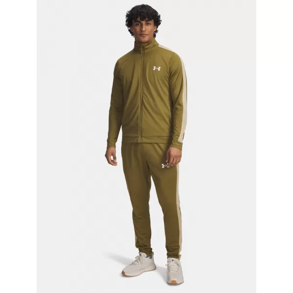  Pánská souprava UNDER ARMOUR UA RIVAL KNIT TRACK SUIT zelená 