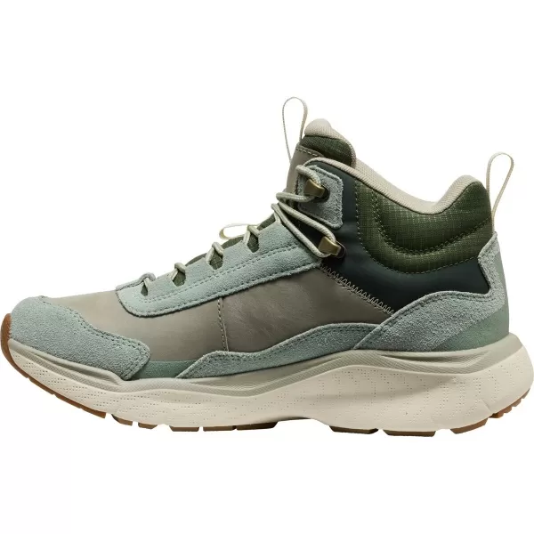  Dámské turistické boty KEEN LEIKI LEATHER MID WP ICEBERG GREEN/BRONZE GREEN 