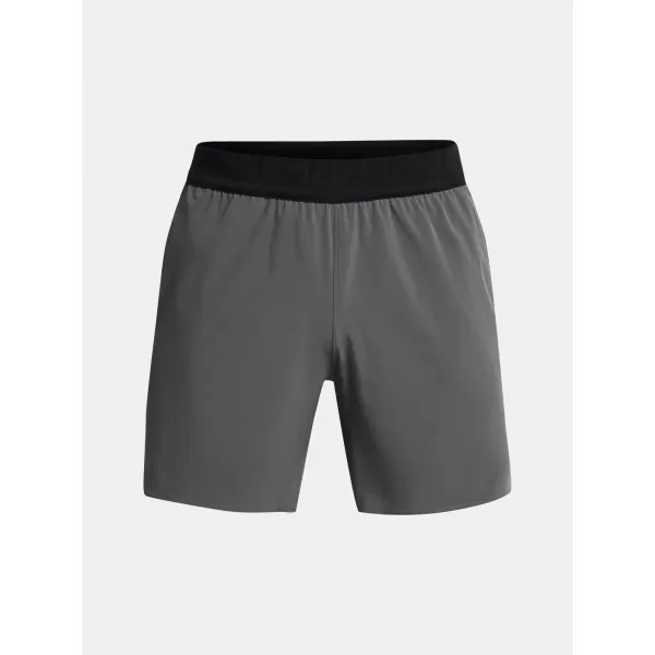  Pánské kraťasy UNDER ARMOUR UA PEAK WOVEN SHORTS 1376782-025 ŠEDÁ 