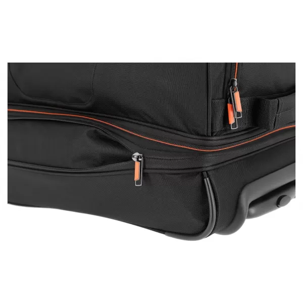  Taška TRAVELITE BASICS WHEELED DUFFLE S BLACK/ORANGE 