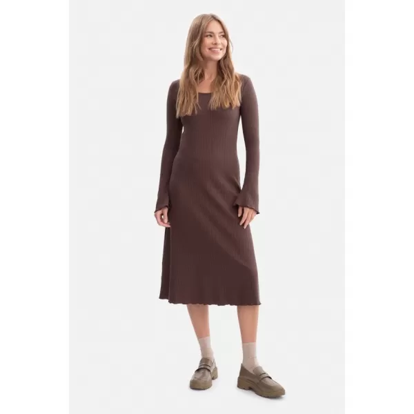  Dámské šaty BEWEAR B308 BROWN 