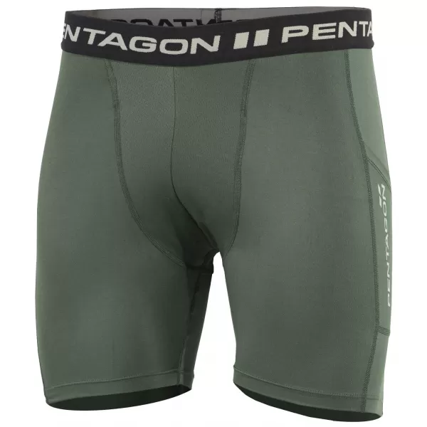  Trenky PENTAGON APOLLO SHORTS K10001 CAMO GREEN 