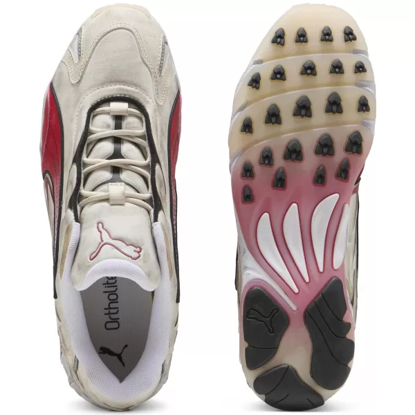  Pánské boty PUMA INHALE DISTRESSED 40453202 ALPINE SNOW/FOR ALL TIME RED 