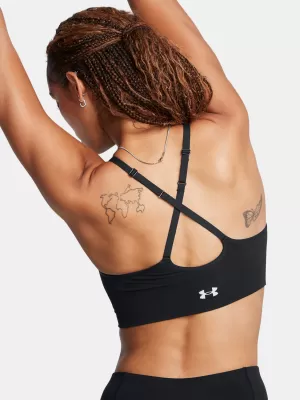 Dámská podprsenka UNDER ARMOUR VANISH SEAMLESS LOW BRA 1384417-001 ČERNÁ