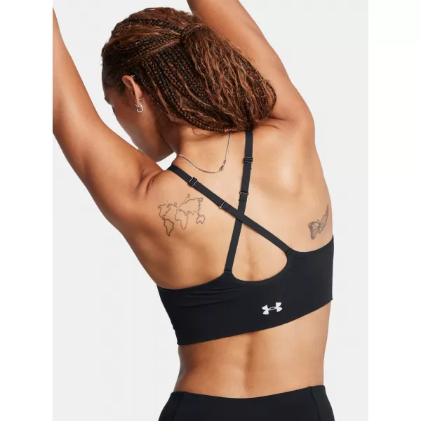  Dámská podprsenka UNDER ARMOUR VANISH SEAMLESS LOW BRA 1384417-001 ČERNÁ 