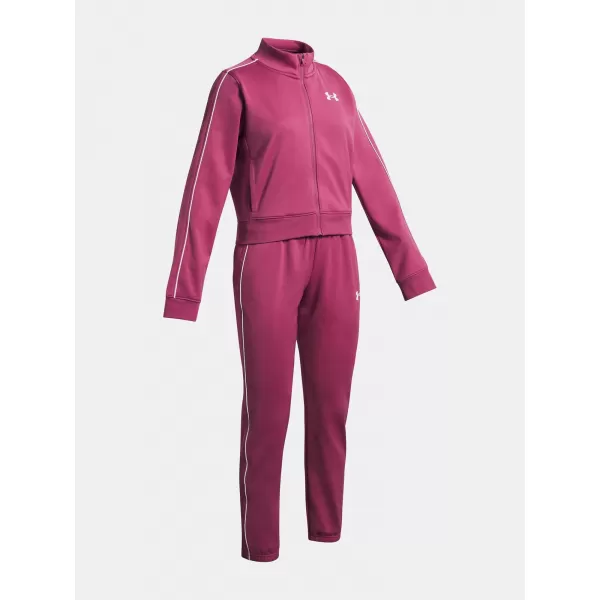  Dívčí souprava UNDER ARMOUR UA ICON KNIT CROP TRACKSUIT 1386528-659 ČERVENÁ 
