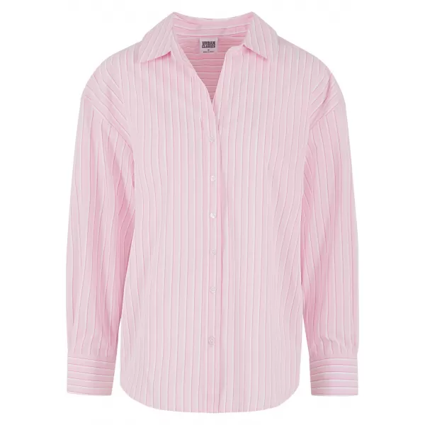  Dámská blůza URBAN CLASSICS TB7176 SOFT PINK/WHITE 