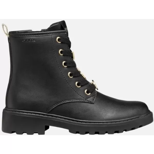  Dívčí kotníková obuv GEOX B462LC022FUC0724 ČERNÁ 